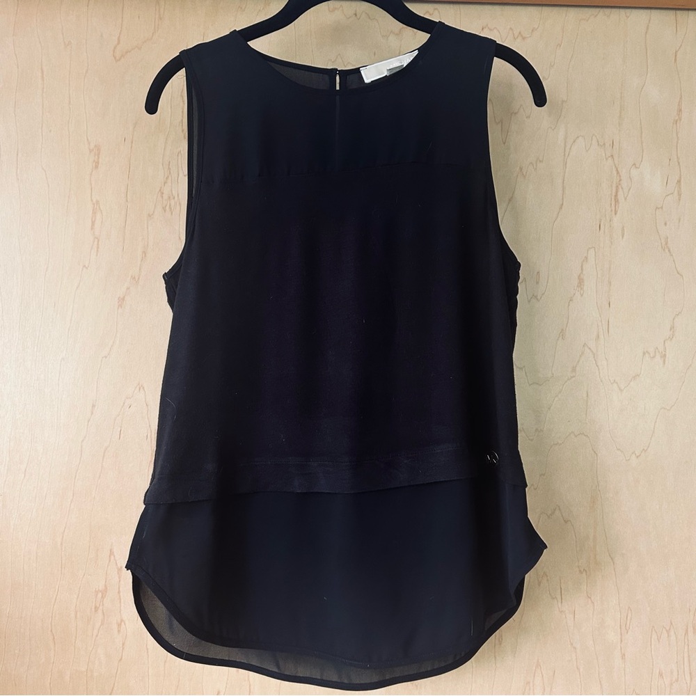 Michael Kors Black Sleeveless Blouse